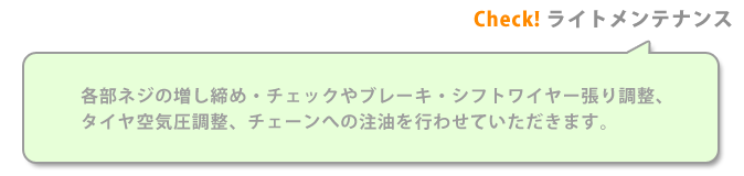 ライトメンテナンス